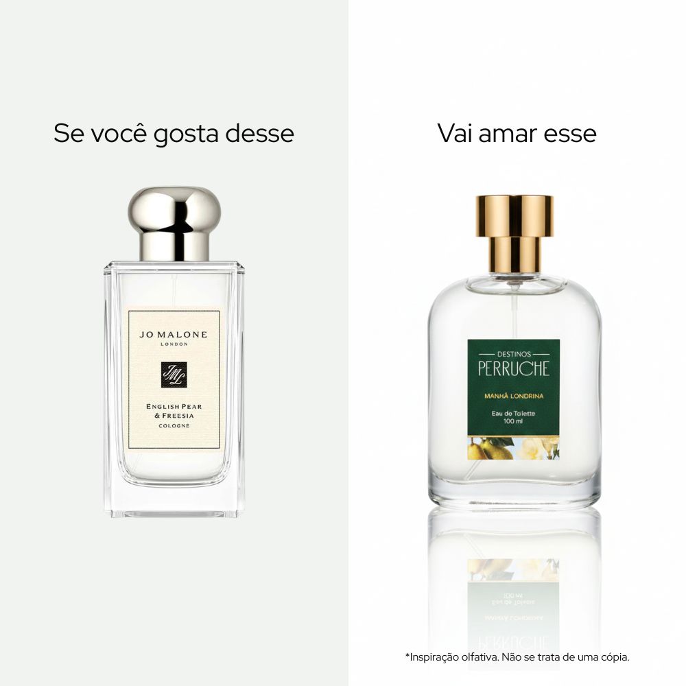Perfume Manhã Londrina 100ml — Contratipo Jo Malone | Perruche